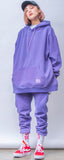 STIGMA(スティグマ)   SCRAPE PIGMENT HEAVY SWEAT JOGGER PANTS PURPLE