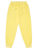 STIGMA(スティグマ)   SCRAPE PIGMENT HEAVY SWEAT JOGGER PANTS YELLOW