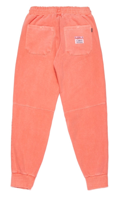 STIGMA(スティグマ)   SCRAPE PIGMENT HEAVY SWEAT JOGGER PANTS ORANGE