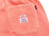 STIGMA(スティグマ)   SCRAPE PIGMENT HEAVY SWEAT JOGGER PANTS ORANGE