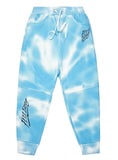 STIGMA(スティグマ)   DOT TIE DYE HEAVY SWEAT JOGGER PANTS SKY BLUE