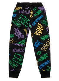 STIGMA(スティグマ)  PAINTING HEAVY SWEAT JOGGER PANTS BLACK MULTI
