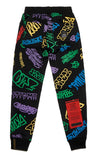 STIGMA(スティグマ)  PAINTING HEAVY SWEAT JOGGER PANTS BLACK MULTI