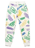 STIGMA(スティグマ)  PAINTING HEAVY SWEAT JOGGER PANTS WHITE MULTI