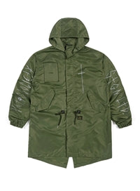 STIGMA(スティグマ)  CROSS OVERSIZED PARKA KHAKI