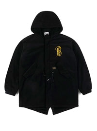 STIGMA(スティグマ)  VATOS OVERSIZED FLEECE VELBOA COAT BLACK