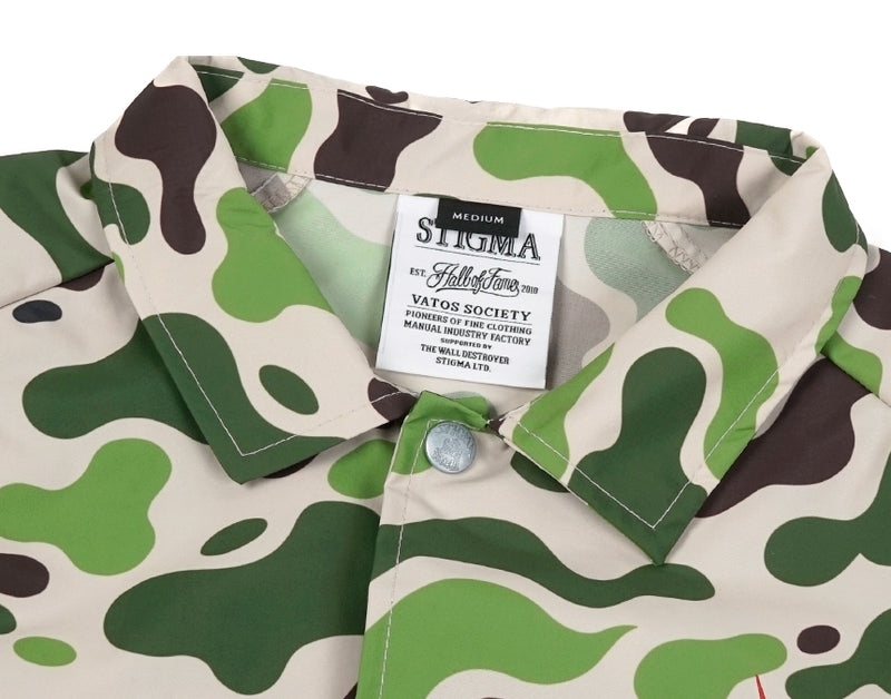 STIGMA(スティグマ) DUST OVERSIZED COACH JACKET CAMOUFLAGE