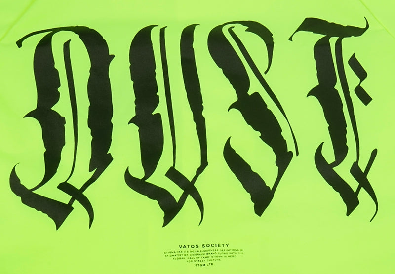 STIGMA(スティグマ) DUST OVERSIZED COACH JACKET NEON GREEN