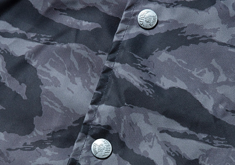 STIGMA(スティグマ) PAINT OVERSIZED COACH JACKET CAMOUFLAGE