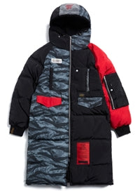 STIGMA(スティグマ) TIGER DUCKDOWN LONG PADDING JACKET CAMOUFLAGE