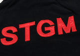 STIGMA(スティグマ)  STGM OVERSIZED FLEECE TRACK JACKET BLACK