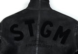 STIGMA(スティグマ)  STGM OVERSIZED MOUTON LONG JACKET BLACK
