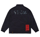 STIGMA(スティグマ)  STGM TECH OVERSIZED COACH JACKET BLACK