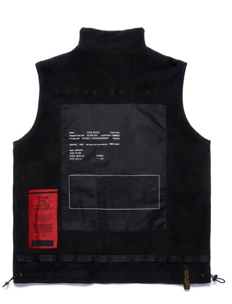 STIGMA(スティグマ)  FLIGHT FLEECE VEST BLACK