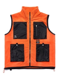 STIGMA(スティグマ)  FLIGHT FLEECE VEST ORANGE