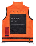 STIGMA(スティグマ)  FLIGHT FLEECE VEST ORANGE