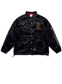 STIGMA(スティグマ)  CLASSIC VELVET OVERSIZED COACH JACKET BLACK