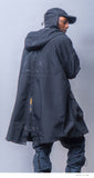 STIGMA(スティグマ)  TRIANGLE OVERSIZED FISHTAIL PARKA BLACK