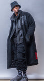 STIGMA(スティグマ)  TRIANGLE OVERSIZED SHEARLING COAT BLACK