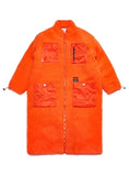 STIGMA(スティグマ)  TRIANGLE OVERSIZED SHEARLING COAT ORANGE