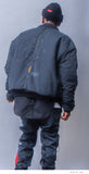 STIGMA(スティグマ)   WASHED TECH OVERSIZED MA-1 JACKET BLACK