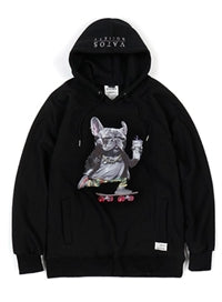 STIGMA(スティグマ)  BULL DOG HOODIE BLACK
