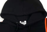 STIGMA(スティグマ)  LINE SPORTS HEAVY SWEAT OVERSIZED HOODIE BLACK