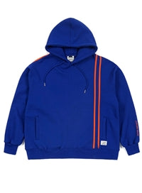 STIGMA(スティグマ)  LINE SPORTS HEAVY SWEAT OVERSIZED HOODIE BLUE