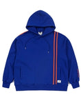 STIGMA(スティグマ)  LINE SPORTS HEAVY SWEAT OVERSIZED HOODIE BLUE