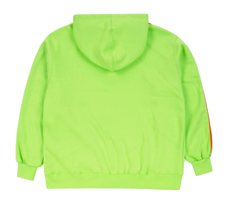 STIGMA(スティグマ)  LINE SPORTS HEAVY SWEAT OVERSIZED HOODIE NEON GREEN