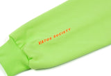 STIGMA(スティグマ)  LINE SPORTS HEAVY SWEAT OVERSIZED HOODIE NEON GREEN