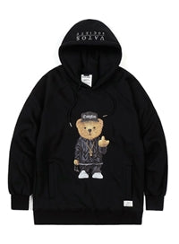 STIGMA(スティグマ)  COMPTON BEAR HOODIE BLACK