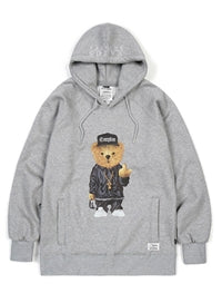 STIGMA(スティグマ)  COMPTON BEAR HOODIE GREY