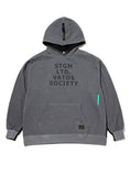 STIGMA(スティグマ)  PRESS OVERSIZED HEAVY SWEAT HOODIE GREY