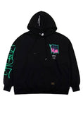 STIGMA(スティグマ)  GRAFFITI OVERSIZED HEAVY SWEAT HOODIE BLACK