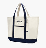 BBYB(ビービーワイビー) Tropical Market Bag (Extra-large) Navy