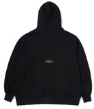 STIGMA(スティグマ)  EMB COMPTON BEAR OVERSIZED HEAVY SWEAT HOODIE BLACK