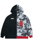 STIGMA(スティグマ)  SPLIT OVERSIZED HEAVY SWEAT ZIPUP HOODIE GREY CAMOUFLAGE