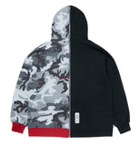 STIGMA(スティグマ)  SPLIT OVERSIZED HEAVY SWEAT ZIPUP HOODIE GREY CAMOUFLAGE