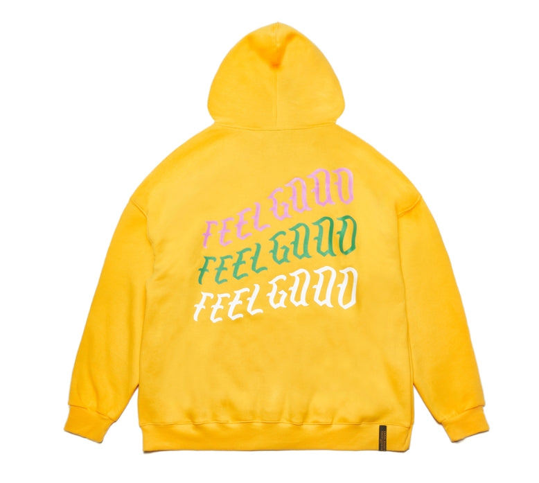 STIGMA(スティグマ) WAVE OVERSIZED HEAVY SWEAT HOODIE YELLOW