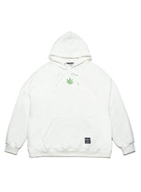 STIGMA(スティグマ) LEAF OVERSIZED HEAVY SWEAT HOODIE WHITE
