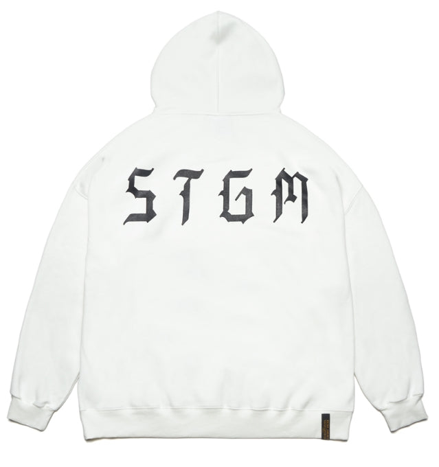 STIGMA(スティグマ) LEAF OVERSIZED HEAVY SWEAT HOODIE WHITE
