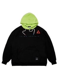 STIGMA(スティグマ) TRIANGLE OVERSIZED HEAVY SWEAT HOODIE BLACK
