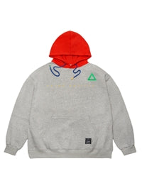 STIGMA(スティグマ)  TRIANGLE OVERSIZED HEAVY SWEAT HOODIE GREY