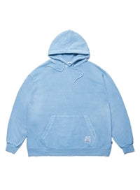 STIGMA(スティグマ)  SCRAPE PIGMENT OVERSIZED HEAVY SWEAT HOODIE BLUE