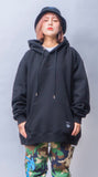 PARAGON OVERSIZED HEAVY SWEAT HOODIE BLACK