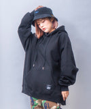 PARAGON OVERSIZED HEAVY SWEAT HOODIE BLACK