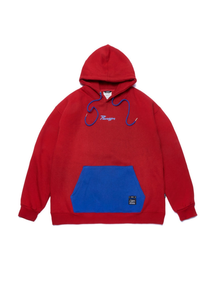 PARAGON OVERSIZED HEAVY SWEAT HOODIE RED