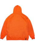 STGM PATCH OVERSIZED HEAVY SWEAT HOODIE ORANGE