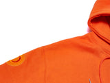 STGM PATCH OVERSIZED HEAVY SWEAT HOODIE ORANGE